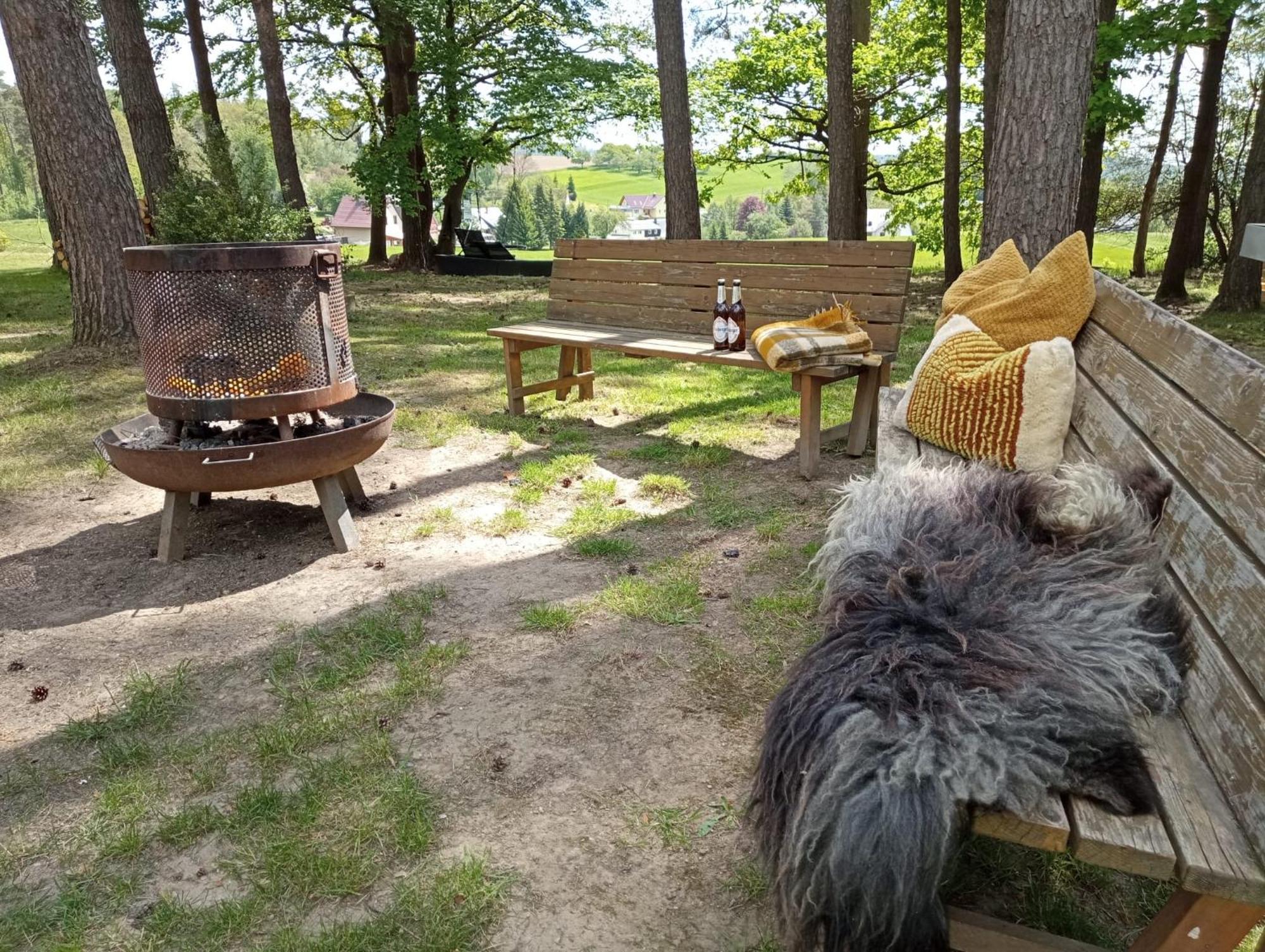 Ferienhaus Waldesruh In Idyllischer Lage, Erholung Pur Oppach Exteriör bild